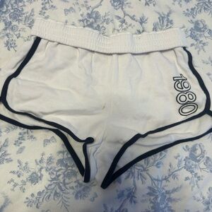 PacSun White and Black Women's Shorts